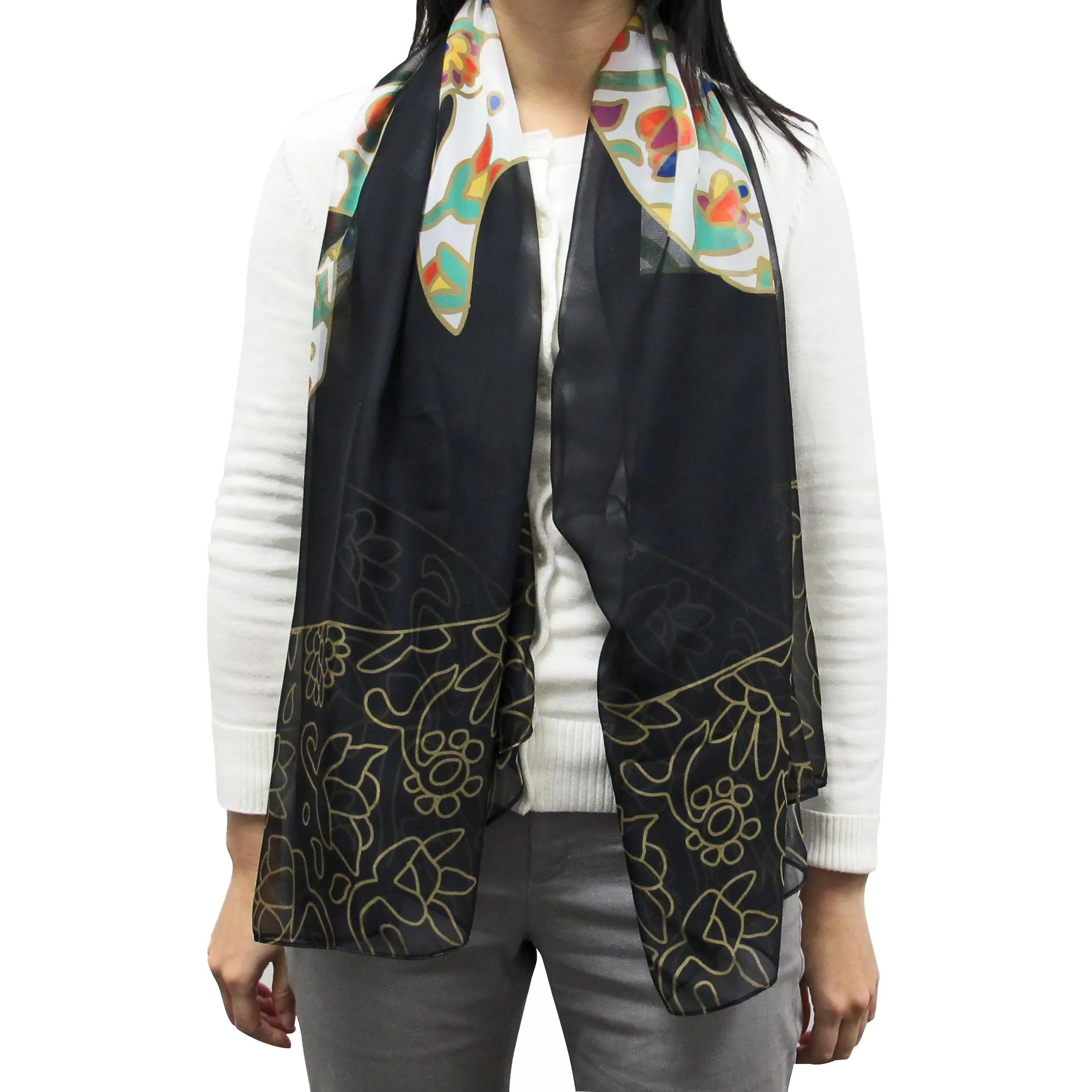 Dawn Oman Spring Bear Cape Scarf