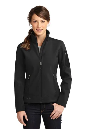 Eddie Bauer Ladies Rugged Ripstop Soft Shell Jacket EB535 Black/ Black [Mulhern + Kulp]