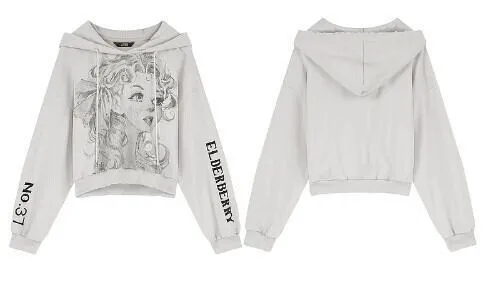 ELF SACK  |Unisex Sweat Street Style Long Sleeves Other Animal Patterns