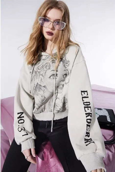 ELF SACK  |Unisex Sweat Street Style Long Sleeves Other Animal Patterns