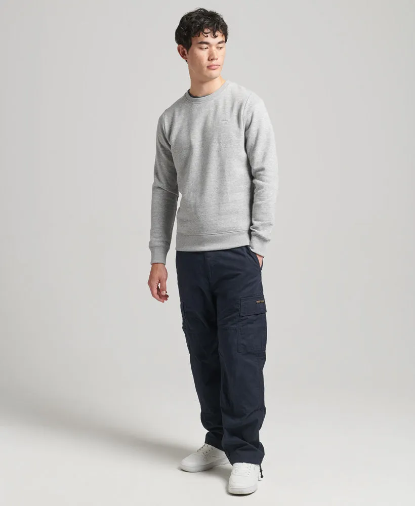 Essential Logo Crew Sweatshirt | Athletic Grey Marle