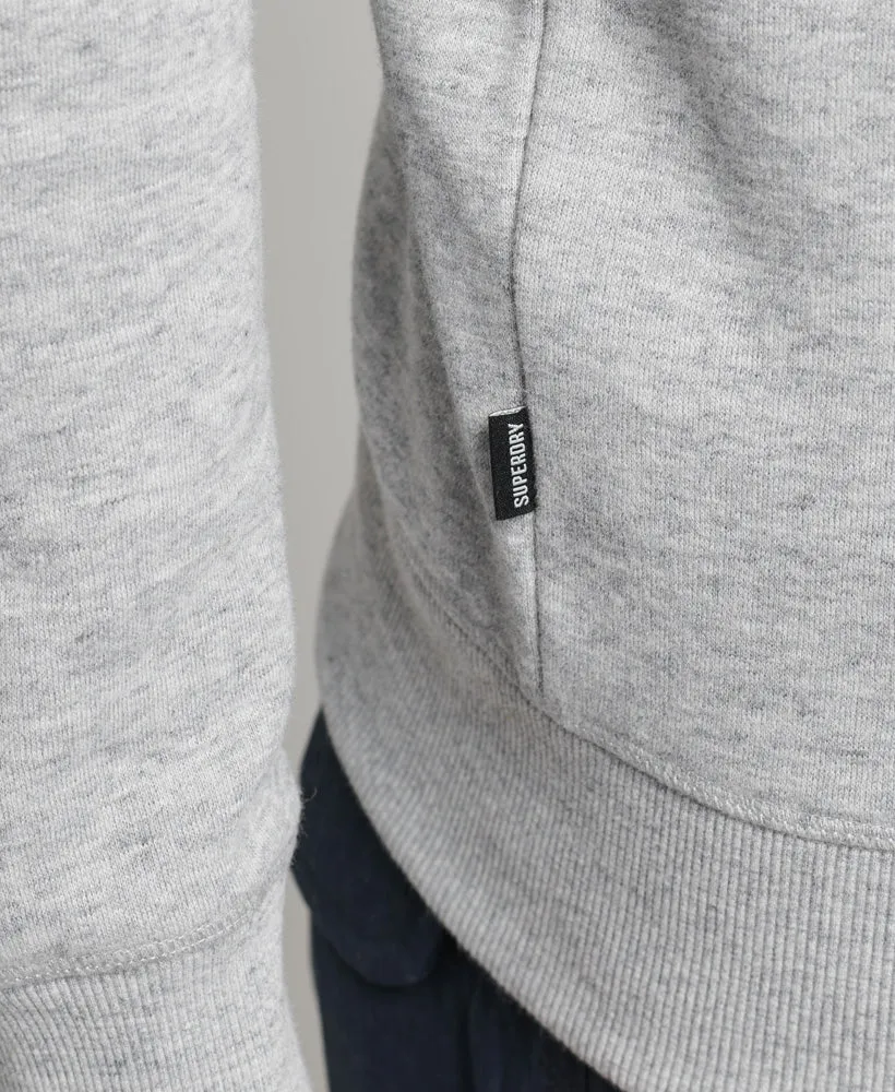 Essential Logo Crew Sweatshirt | Athletic Grey Marle