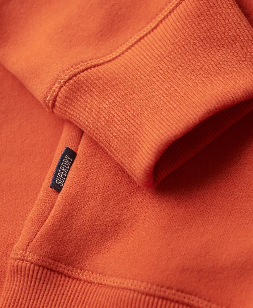 Essential Logo Crew Sweatshirt | Denim Co Rust Orange