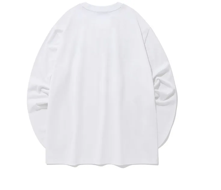 Fallett  |Crew Neck Long Sleeves Cotton Long Sleeve T-shirt Logo