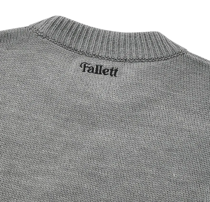 Fallett  |Unisex Street Style Long Sleeves Logo Sweatshirts