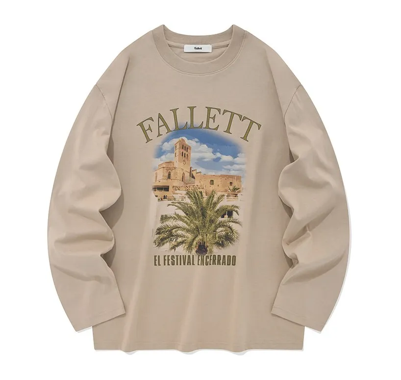 Fallett  |Unisex Street Style Long Sleeves Long Sleeve T-shirt Logo