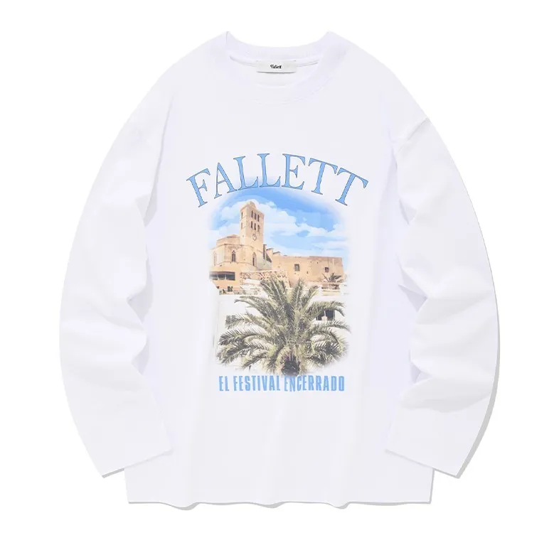 Fallett  |Unisex Street Style Long Sleeves Long Sleeve T-shirt Logo