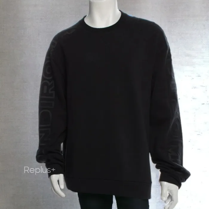 FENDI  |Crew Neck Sweat Street Style Collaboration Long Sleeves