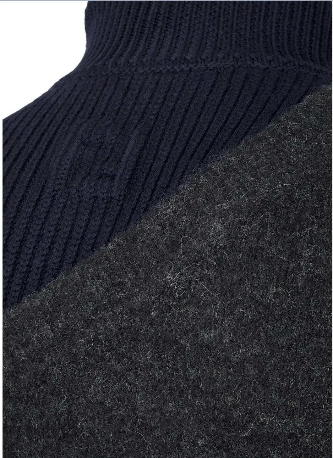 FENDI  |Pullovers Wool Fine Gauge Bi-color Plain Luxury