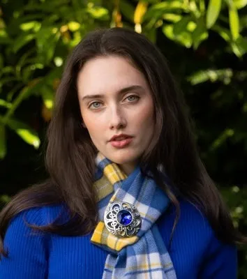 Fine Lambswool Scarf (Ukraine Forever Tartan)