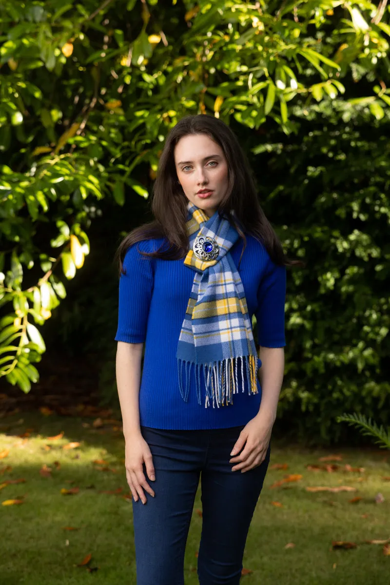 Fine Lambswool Scarf (Ukraine Forever Tartan)