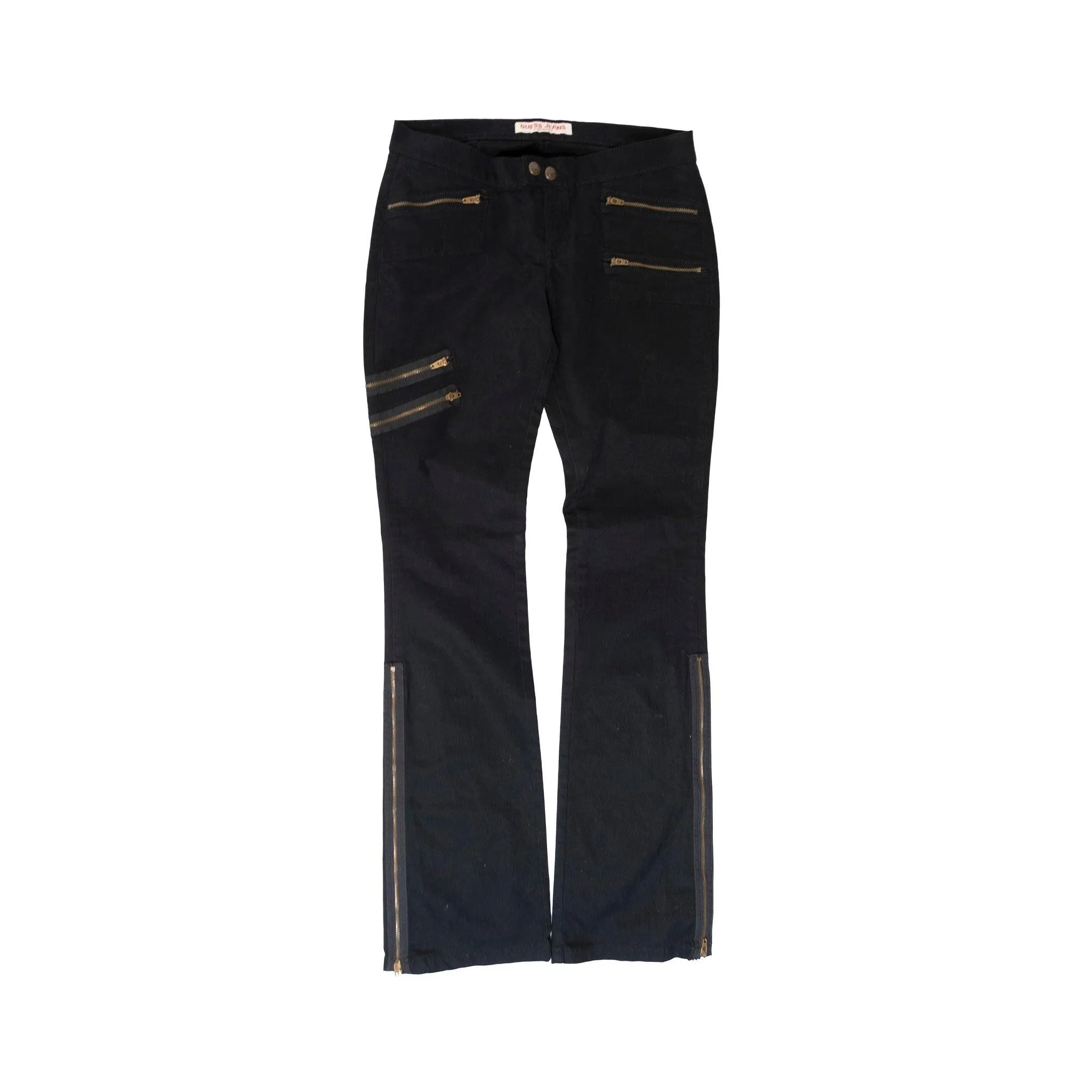 Guess Jeans Multi Zip Felt Trousers