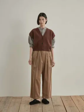 HAKAMA Corduroy Pants - natural