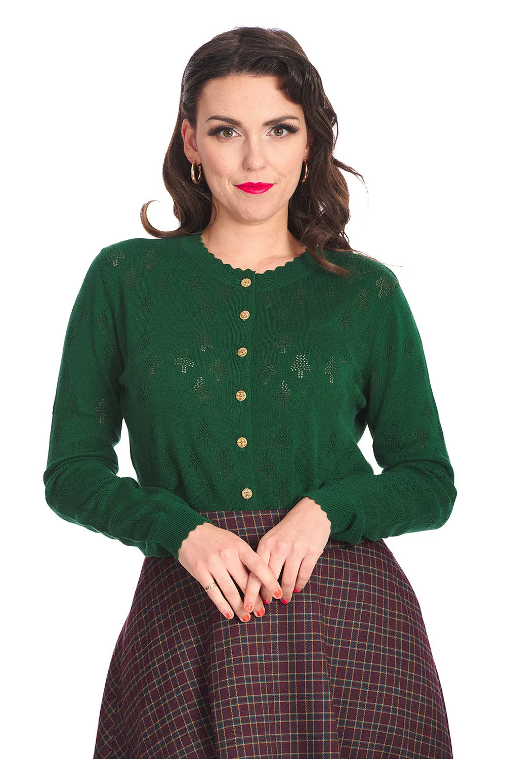 HAPPY HOLIDAY TREE CARDIGAN