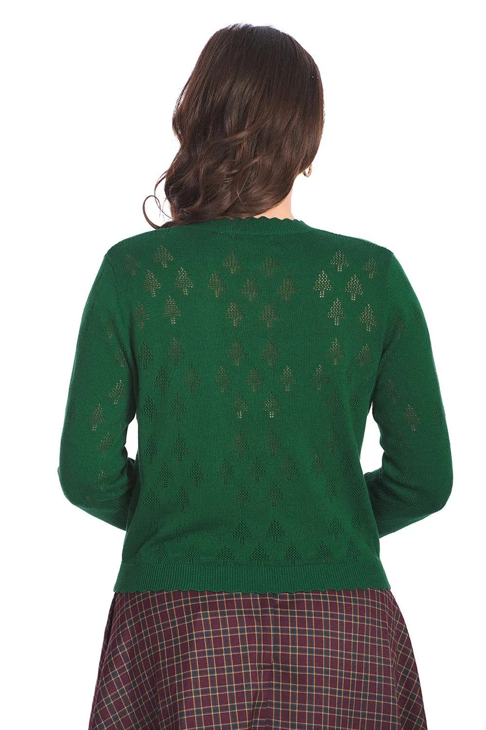 HAPPY HOLIDAY TREE CARDIGAN