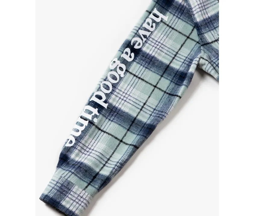 have a good time  |Tartan Other Plaid Patterns Long Sleeves