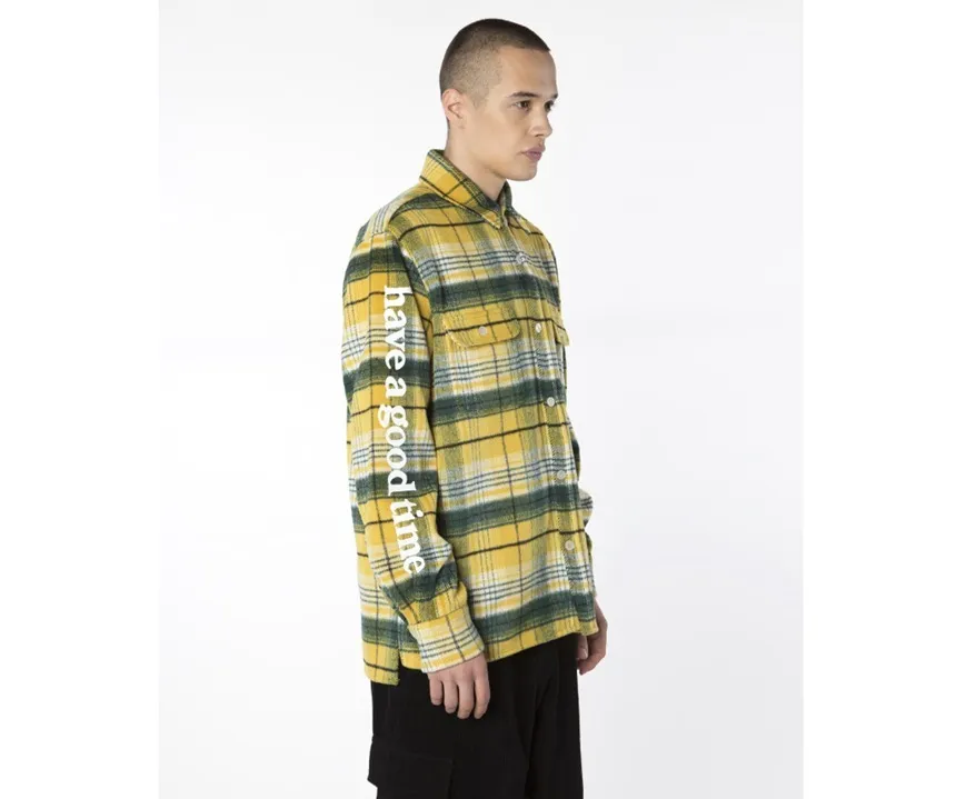 have a good time  |Tartan Other Plaid Patterns Long Sleeves