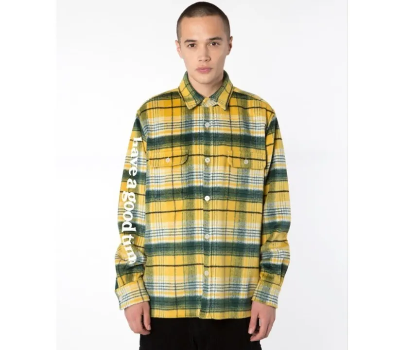 have a good time  |Tartan Other Plaid Patterns Long Sleeves