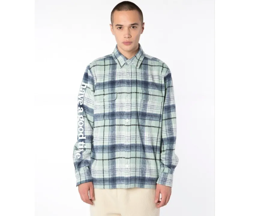 have a good time  |Tartan Other Plaid Patterns Long Sleeves