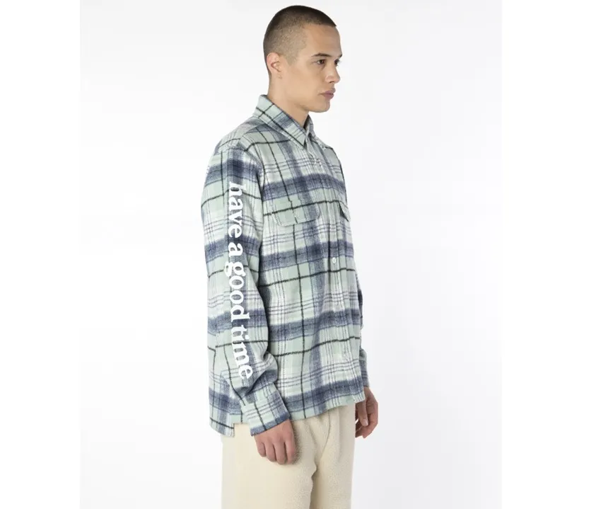 have a good time  |Tartan Other Plaid Patterns Long Sleeves