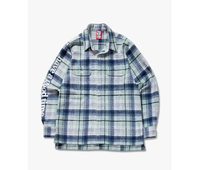 have a good time  |Tartan Other Plaid Patterns Long Sleeves