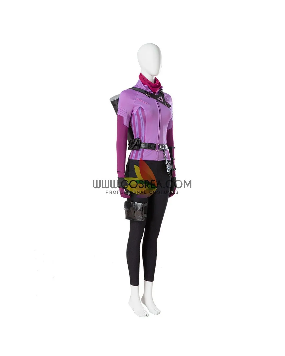 Hawkeye Kate Bishop Magenta Purple Version Cosplay Costume