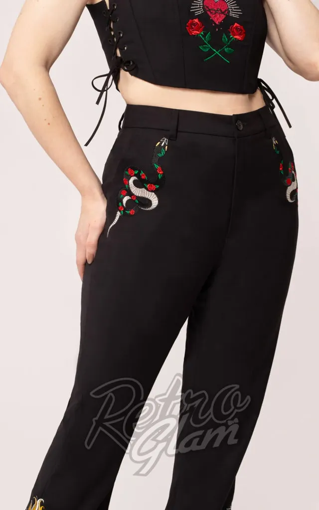 Hell Bunny Viva Maria Trousers