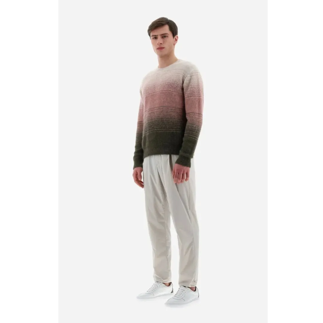 HERNO  |Crew Neck Pullovers Stripes Unisex Nylon Long Sleeves