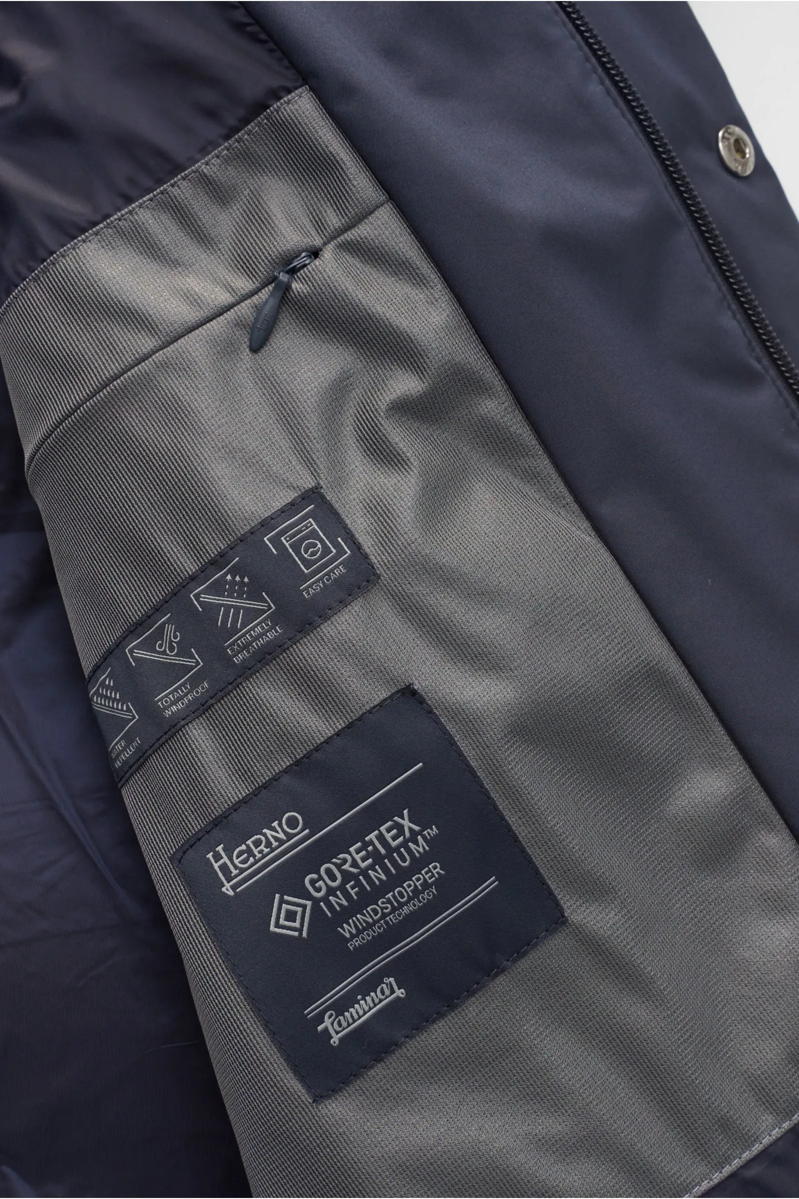 HERNO down jacket dark navy