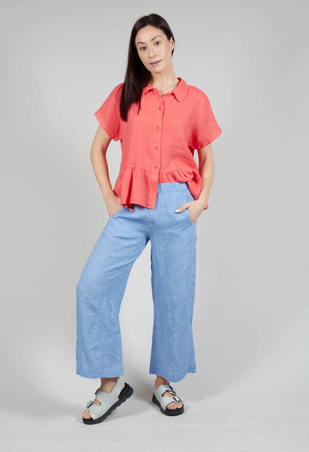 High Waist Trousers in Neon