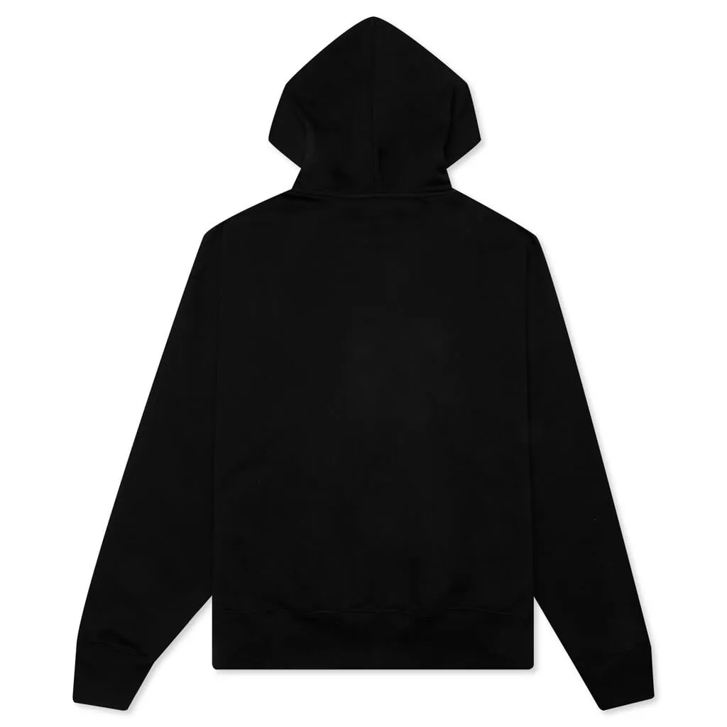 Hooded Zip Sweatshirt - Black