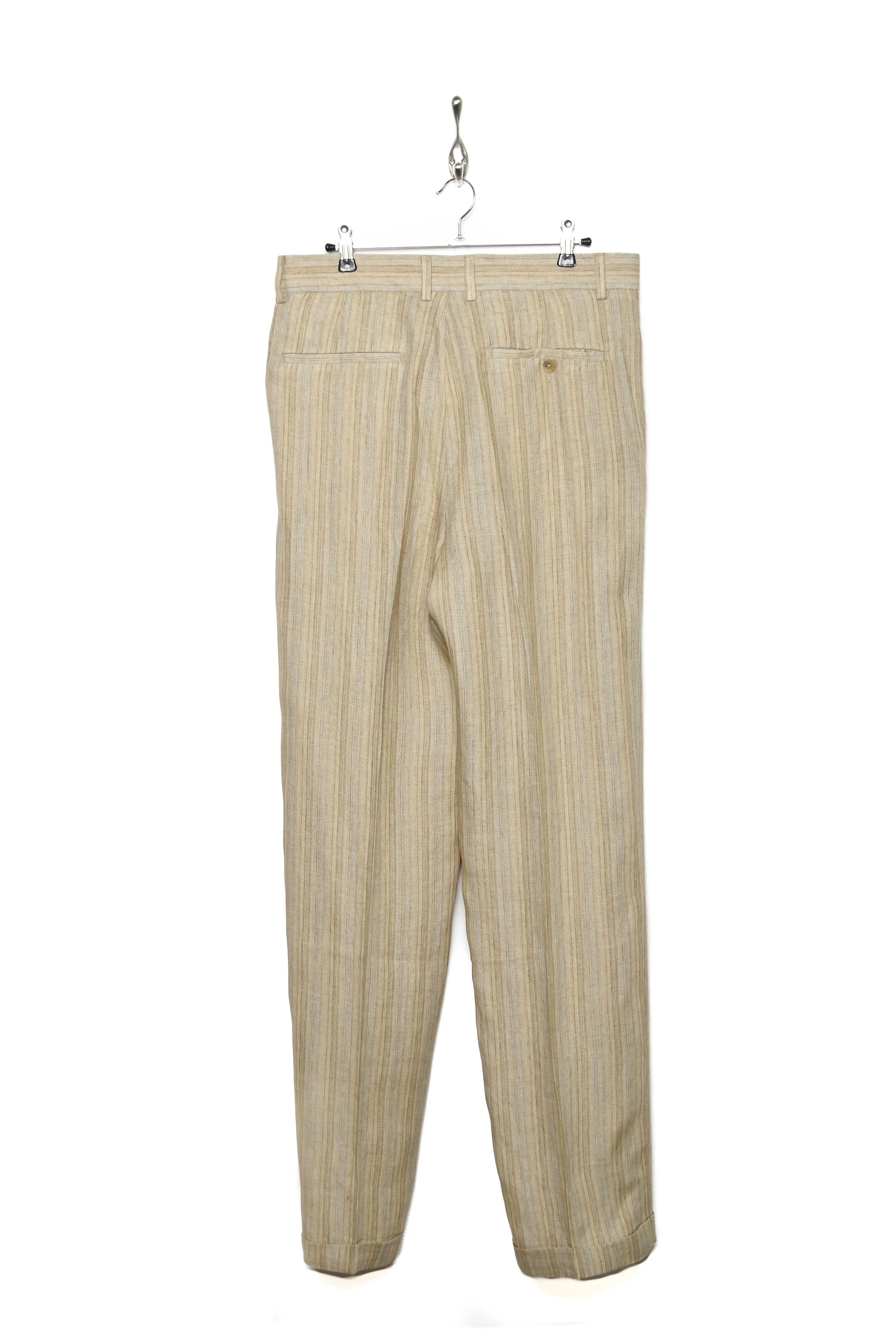 Hope Done Trousers beige stripe