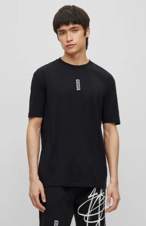 Hugo Boss  |Crew Neck Pullovers Cotton Short Sleeves Logo