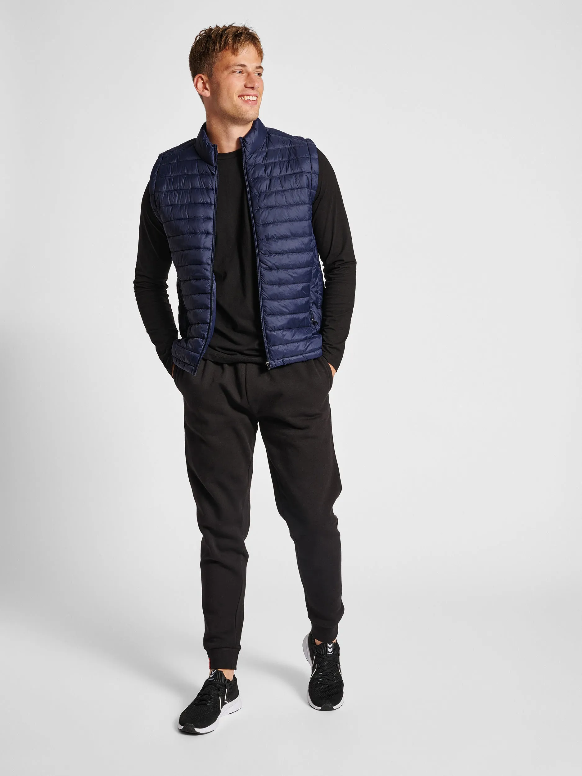 Hummel Men's Red Quilted Waistcoat