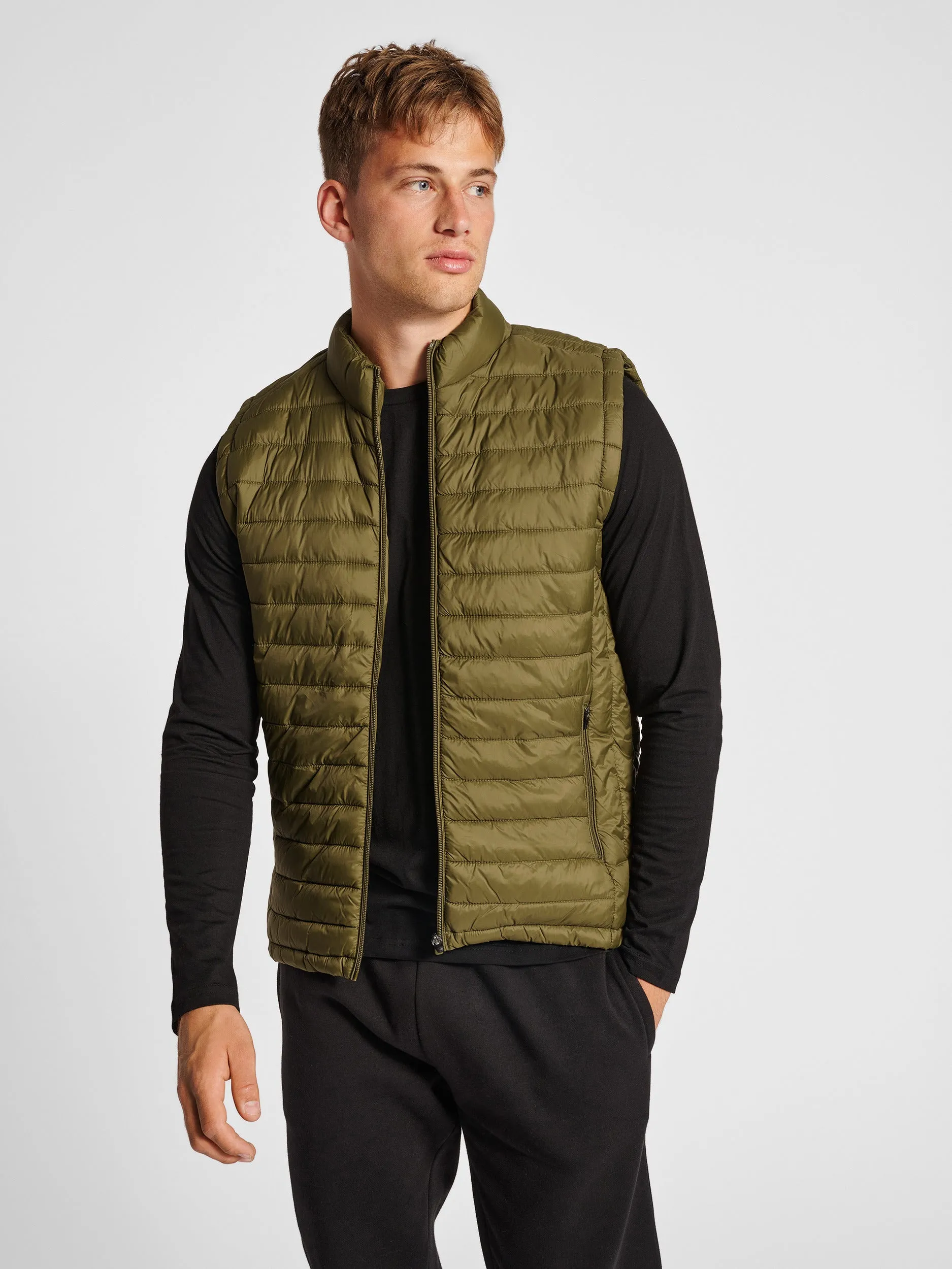 Hummel Men's Red Quilted Waistcoat