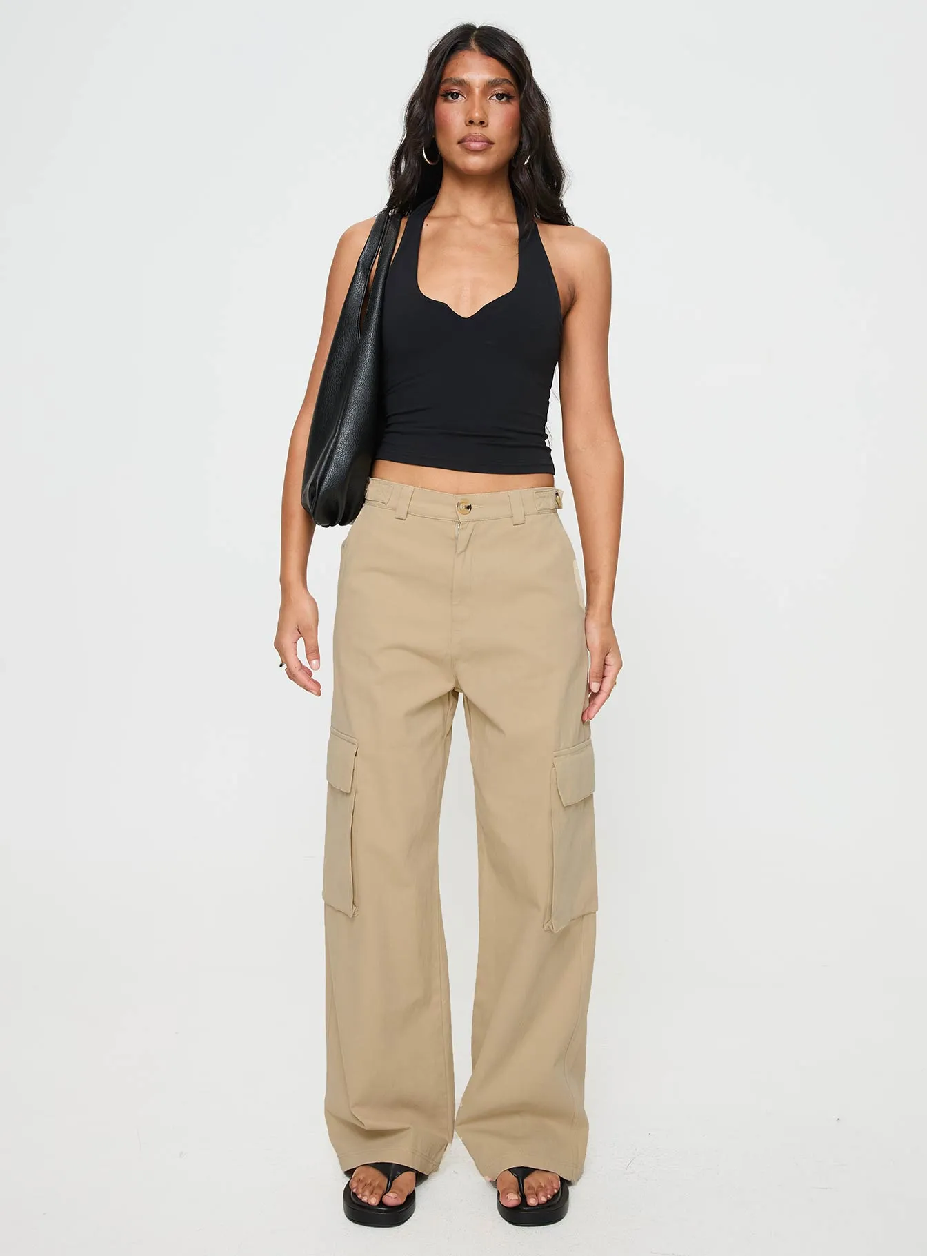 Indola Cargo Pants Tan