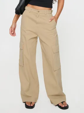 Indola Cargo Pants Tan