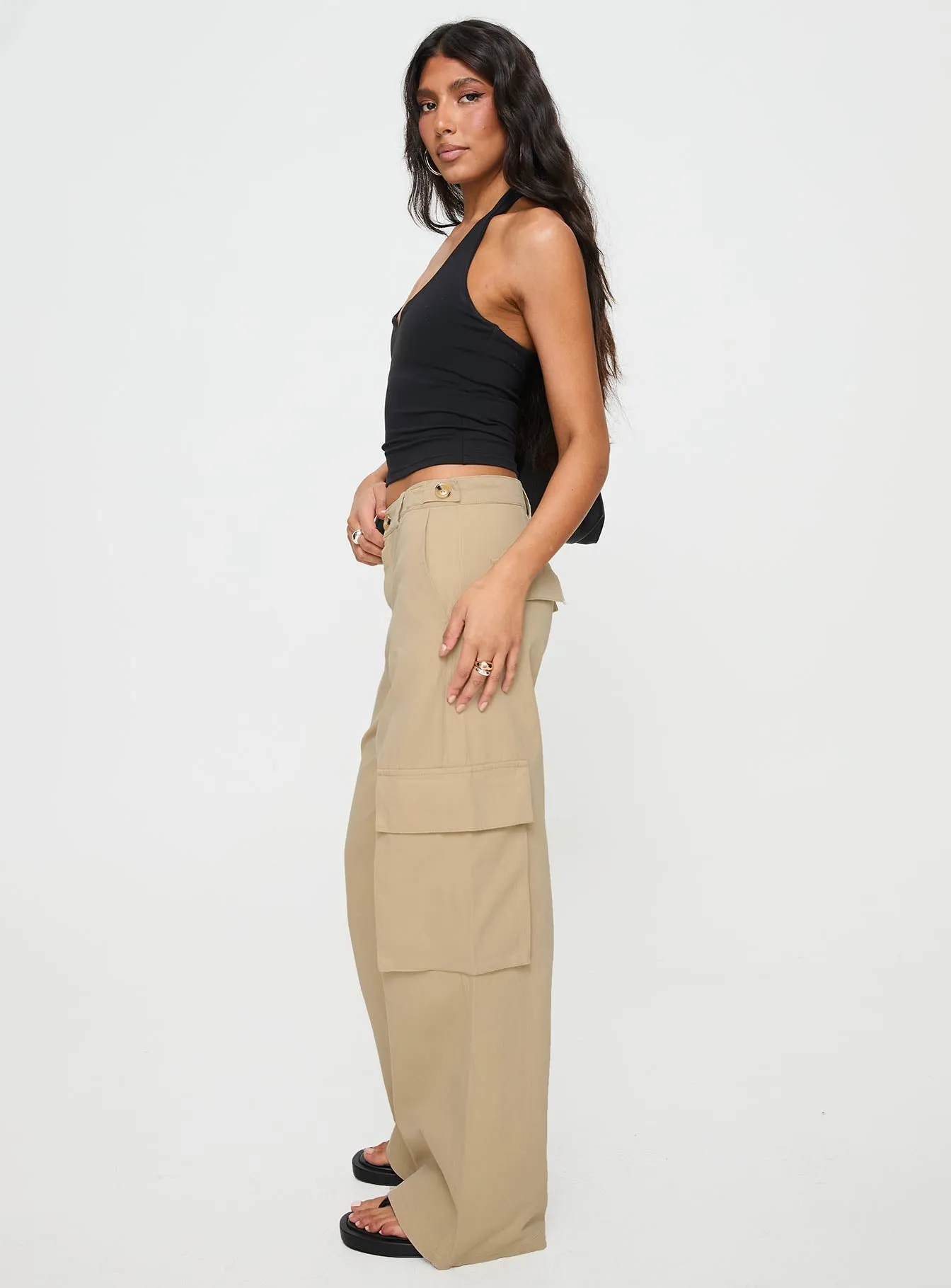 Indola Cargo Pants Tan