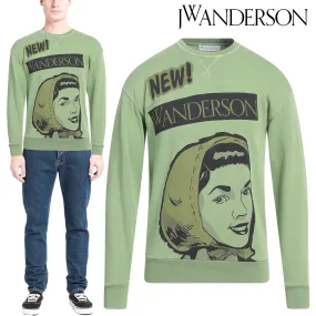 J W ANDERSON  |Pullovers Unisex Long Sleeves Cotton Logo Designers