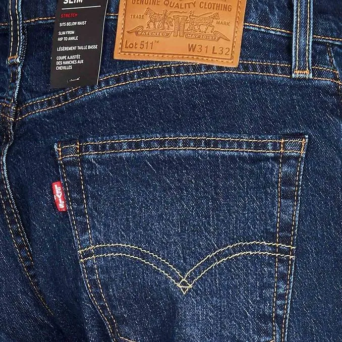 JEANS 511 SLIM Man Just worn Dark denim