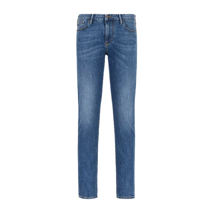 JEANS DENIM STRETCH Man Blue Denim 