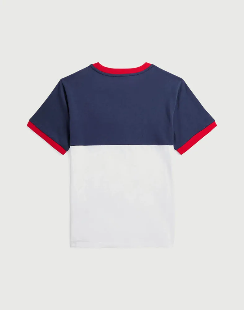 kids Polo Ralph Lauren Flag Logo Graphic Tee Grade-School