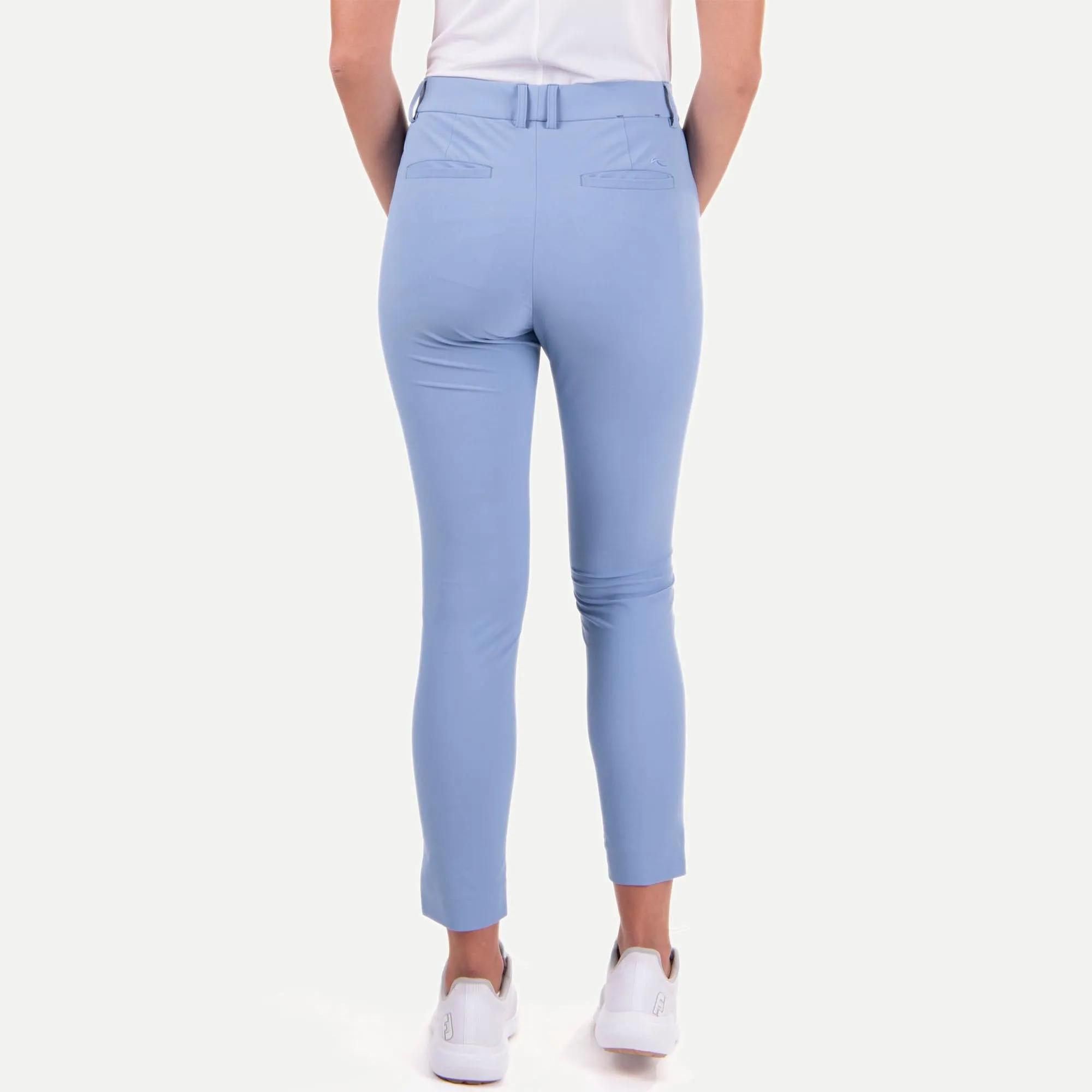 KJUS Ice Light 7/8 Ladies Golf Trggings Calm Blue