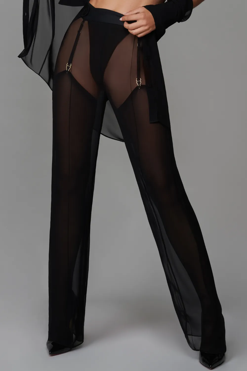 Le Vestiaire Chiffon Suspender Trousers