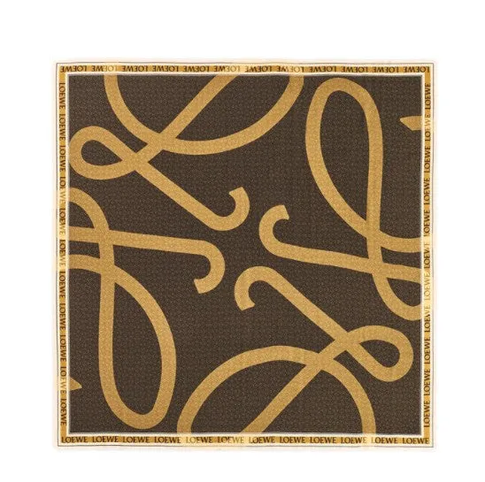 Loewe L Motif Frayed Edge Scarf