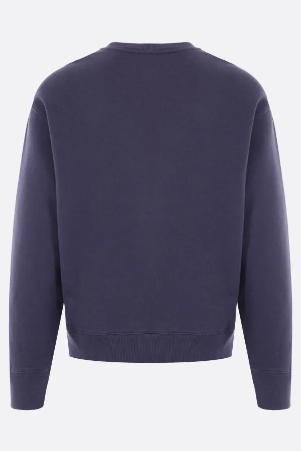 MAISON KITSUNE  |Pullovers Long Sleeves Plain Cotton Logo Designers