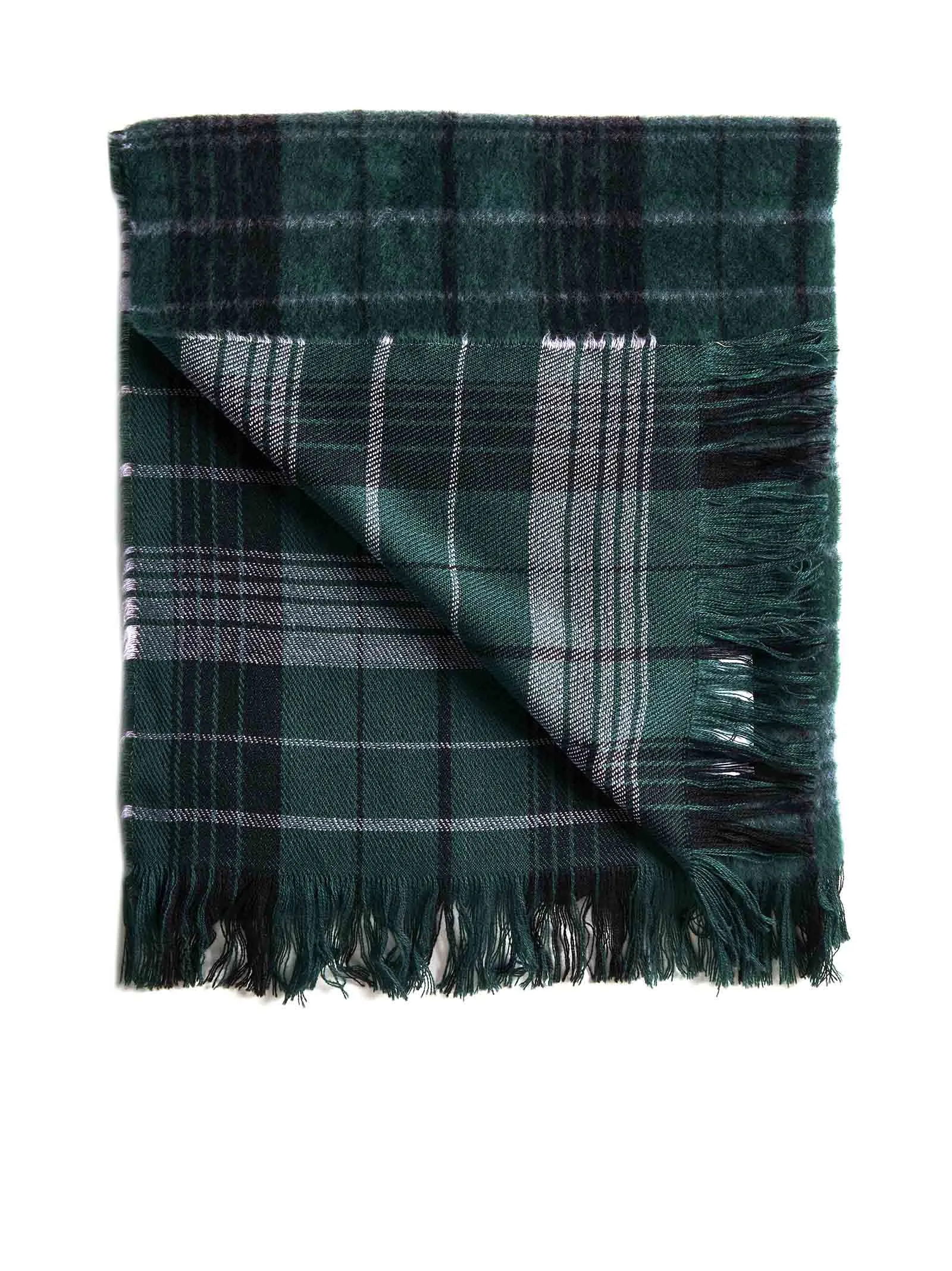 Marni Check Pattern Logo Patch Scarf