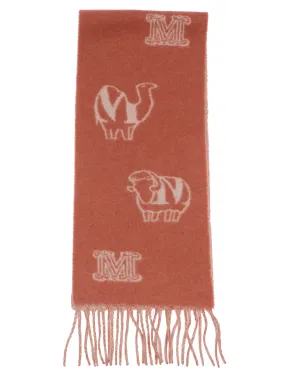 Max Mara Graphic-Pattern Fringed Scarf