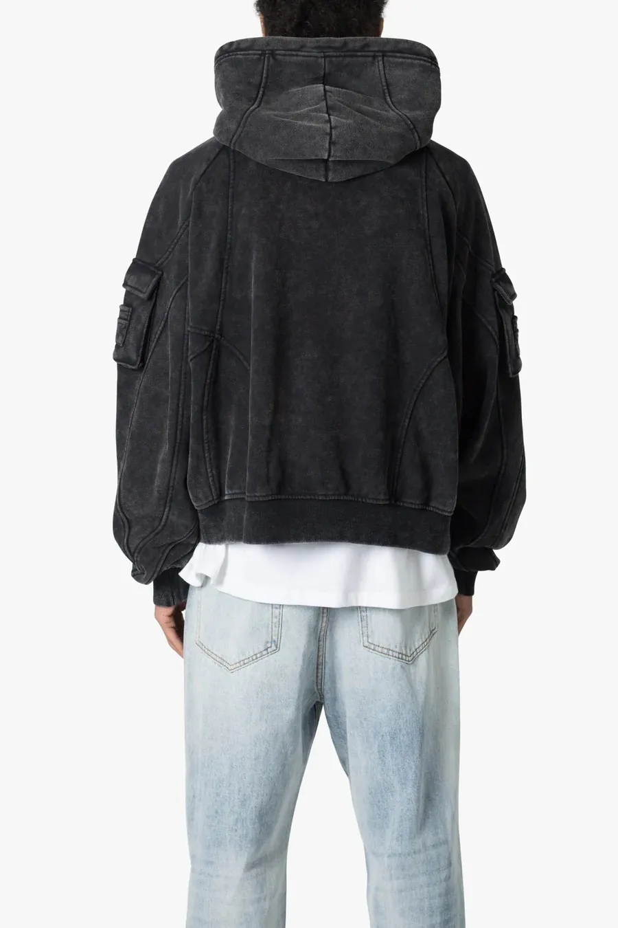 MNML  |Pullovers Street Style Long Sleeves Plain Cotton Oversized