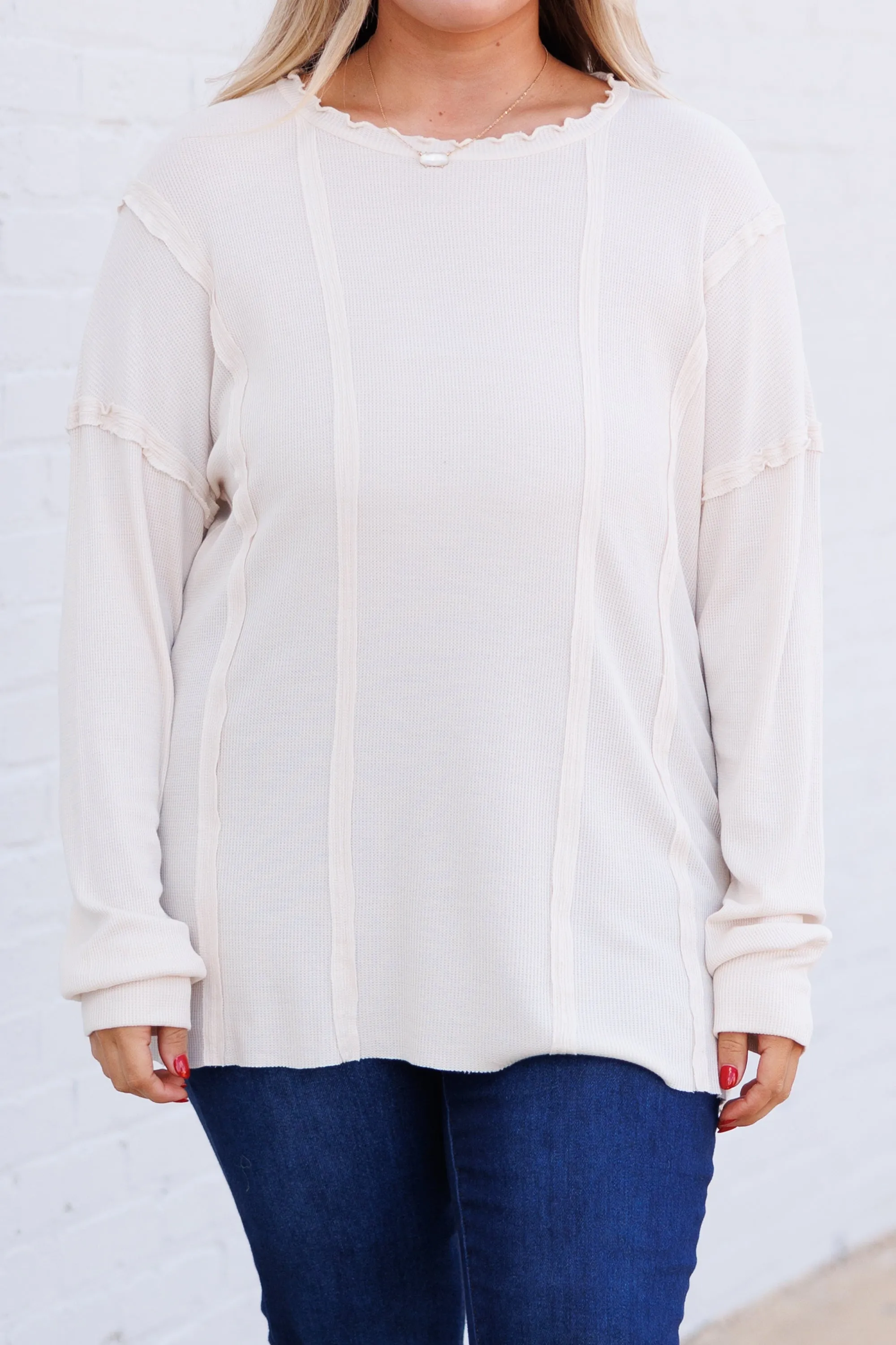 Morning Love Top, Cream